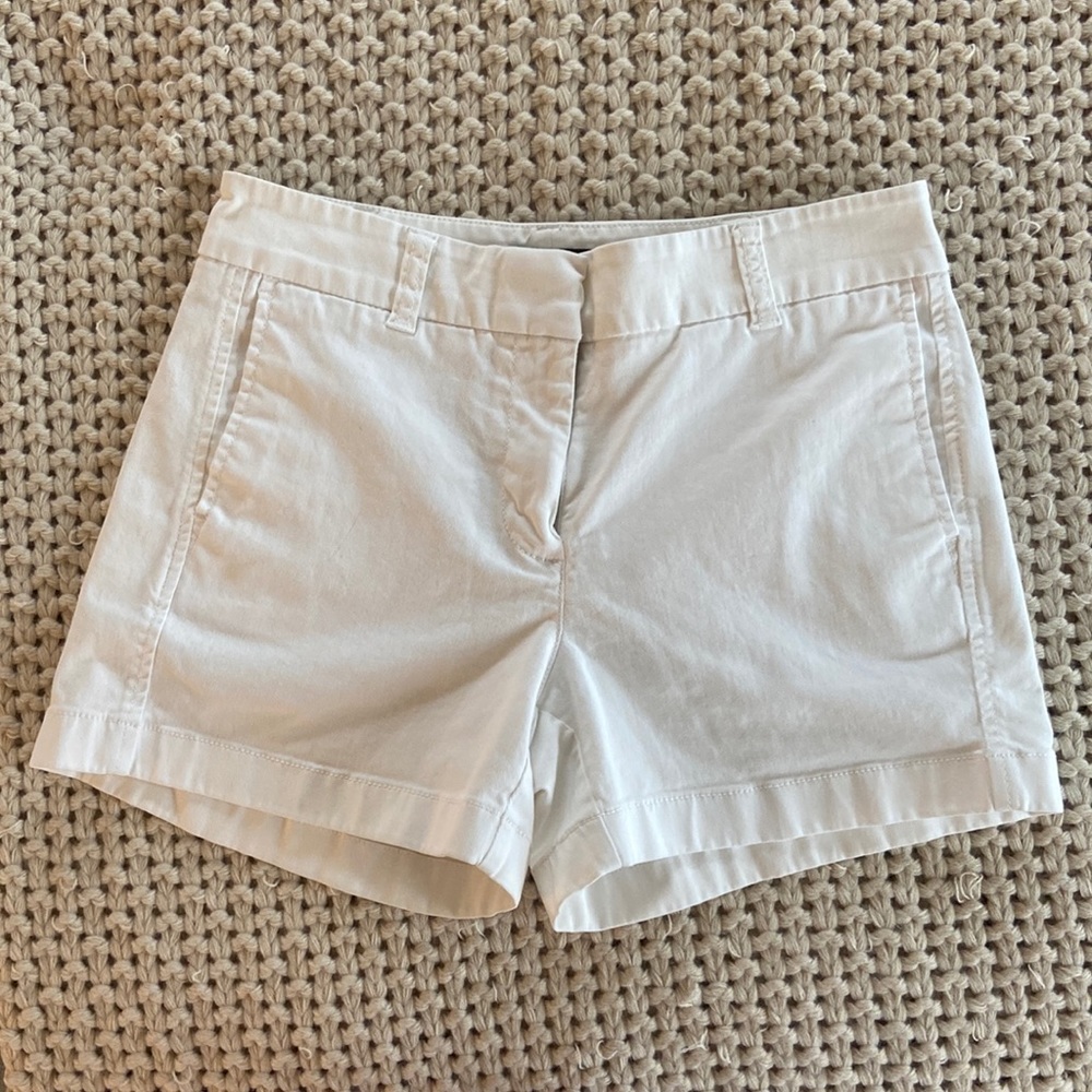 J. Crew 3 inch chinos, size 0